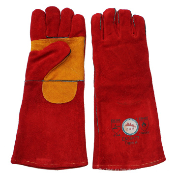 Двойные защитные рабочие перчатки для пальмовой кожи